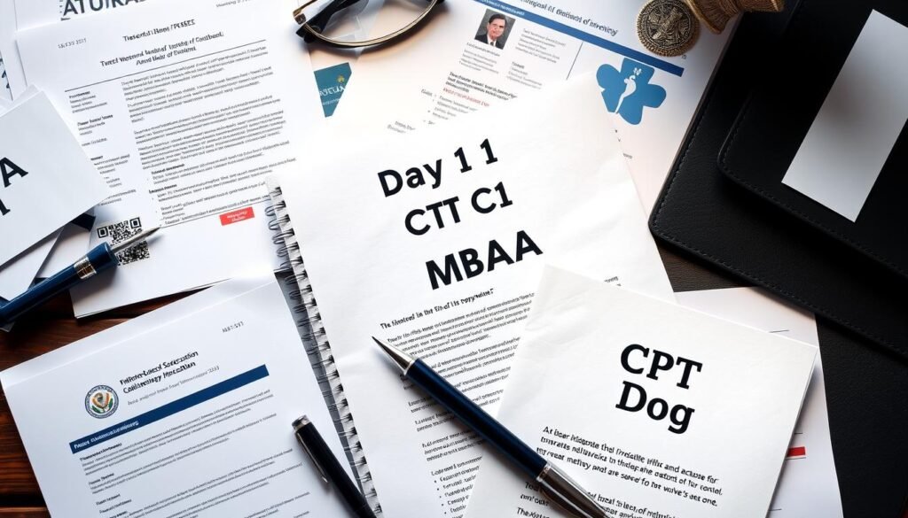 Day 1 CPT MBA Documentation Requirements