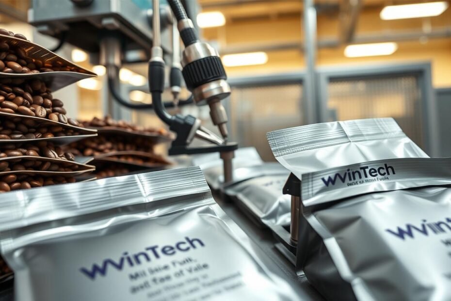 packaging of coffee beans
