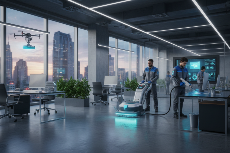 現代寫字樓清潔技術