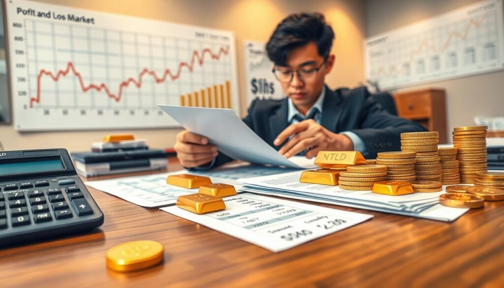 黃金交易損益計算